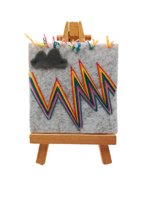 Arcobaleno a zig zag